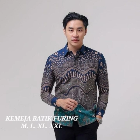 Khisna collection - Newwwwww best seller kemeja lapis furing pria bagus dan menarik motif nya bayik