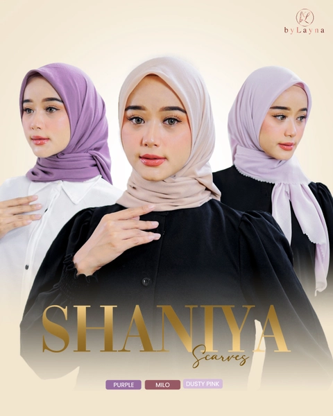 byLayna Official - Kerudung Segi Empat Hijab Shaniya Scarf