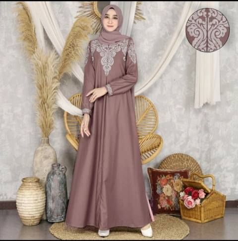 Celin Fashion [TA] - M L XL XXL GAMIS MADINA LUTFI BORDIR