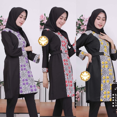 Rambe Batik Indonesia - Batik Azura Tunik Best Seller Original