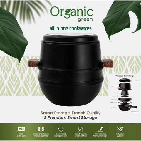 AHS 1 - Bolde ORGANIC COOKWARE SET ORGANIC ALL IN ONE COOKWARE