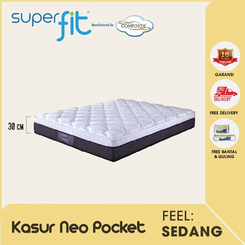 Comforta - SUPERFIT By Comforta Springbed Neo Pocket Mattress Only