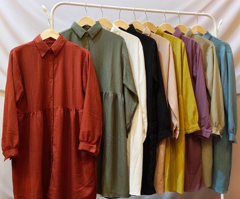 Amha Collection - TUNIK KEMEJA WANITA LADY CRUSH PREMIUM