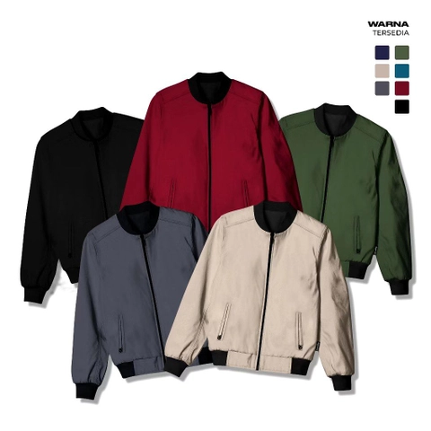 Alifa Shop - Jaket Pria/Jaket bomber/jaket parasut/jaket Polos/jaket Laki-laki