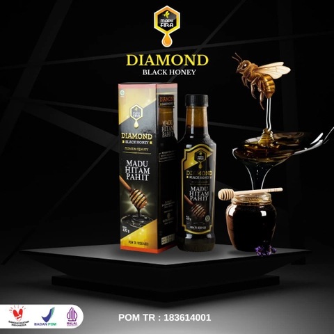 ABUSA HERBAL - Madu Fira Diamond Black Honey Hitam Pahit