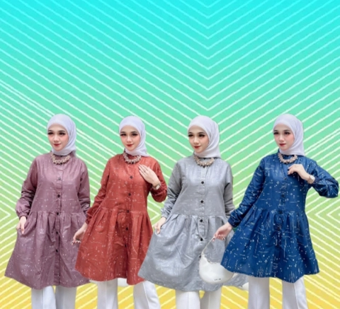 Kois Batik - Atasan Batik Tunik Wanita Terbaru Motif Nurbaya