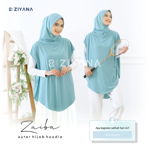 EVM Stockist - Ziyana Hijab - ZAIBA OUTER HIJAB HOODIE