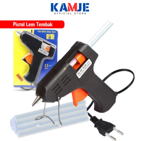 KAMJE Pistol Alat Lem Tembak Glue Gun Kecil Besar Cepat Panas 10 Watt 20 Watt 40 Watt KMJ159