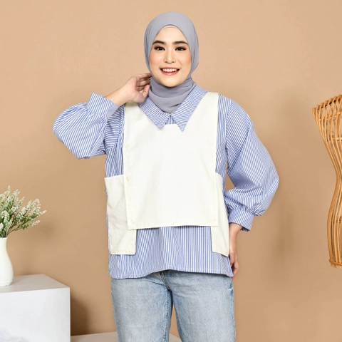 Mybamus - x Rahmanura Ohana Stripe Blouse