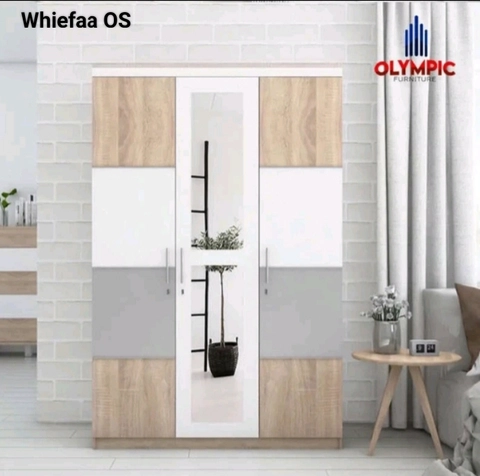 Whiefaa OS - LEMARI PAKAIAN OLIMPIC NAVARO 3P