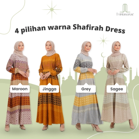 Lusianasae - Shafira Dress busui friendly bahan maxmara luxury