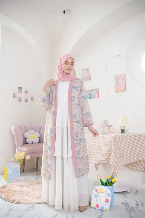 Milyarda Hijab - [PO] Long Outter Motif Terlaris