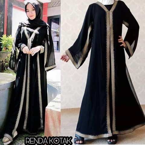 Mukena Koe - Mukenakoe konfeksi - Abaya Dubai Renda Kotak Couple Ibu dan Anak