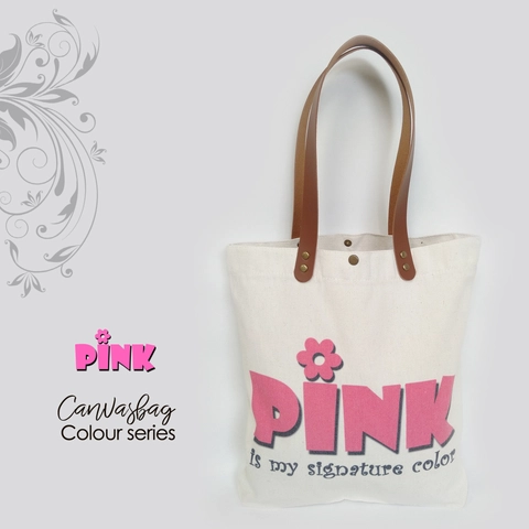 Dewani Totebag Vintage Seri Warna Pink