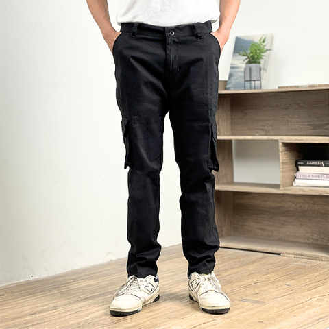 MATSUDA APPAREL - Matsuda Celana Panjang Cargo Pria Hayashi BLACK