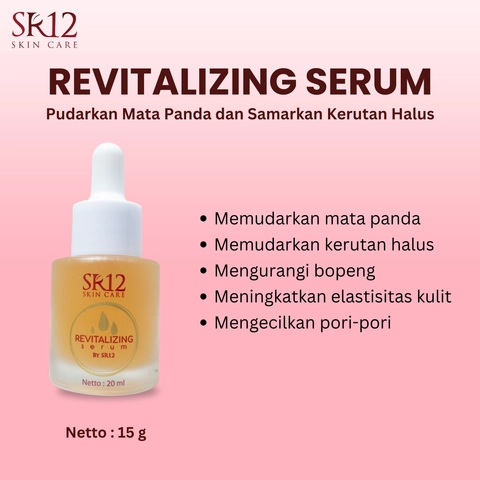 SR12 Serum Revitalizing Mengatasi Mata Panda Dan Menyamarkan Bopeng