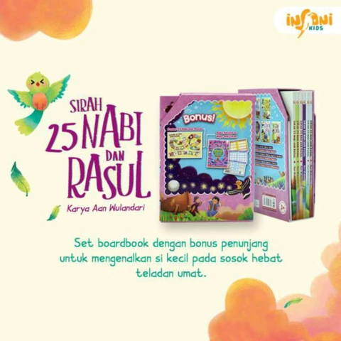 Gema Insani - 1 Set Boardbook Seri Sirah 25 Nabi dan Rasul
