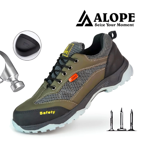 ALOPE OFFICIAL - SEPATU ALOPE GLAD UJUNG BESI SEPATU PRIA SIZE DEWASA DARI 39 SAMPAI 43 READY