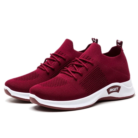 Brozzy - Sepatu Sport Wanita Original Brozzy D10 Sepatu Rajut Olahraga