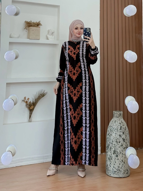Nauriya Fashion - GAMIS BATIK CAP MATRI ALLSIZE LD 114CM