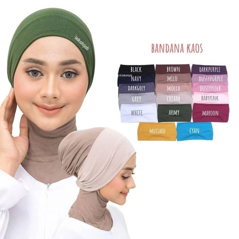 Leika - Ciput Bandana Kaos Rayon Premium