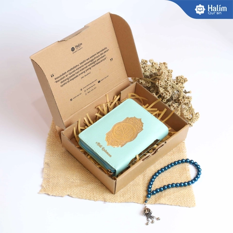 BUNDLING QURAN TERJEMAH AL HALIM RUBU B7 QPP GRATIS CUSTOM NAMA DAN BOX COCOK UNTUK HADIAH & WAKAF