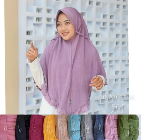 Fisky Collection - Hijab Plisket Pad Jumbo