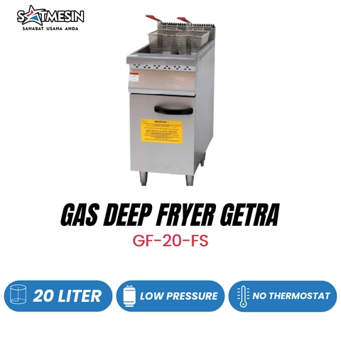 SATMESIN - Kompor Deep Fryer Gas GEA GF-20-FS