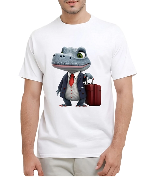 astro - Kaos Pria Gambar 3Dimensi Buaya Koper