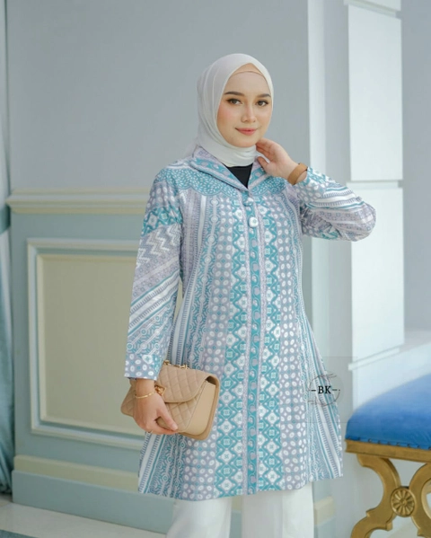 Batik Alfin - Baju tunik atasan model kekinian model terbaru warna soft