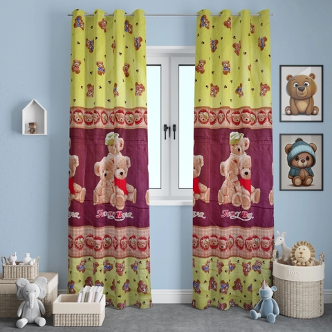 Berkah Saluyu - Gorden Jendela Gorden Anak anak karakter size L120cm X T225cm Free Tali&hook S