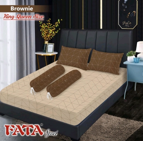 Sprei Fata Signature 160x200 - Brownie