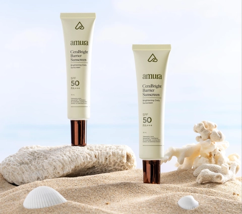 Reglow skincare - AMURA Skincare CeraBright Barrier Sunscreen SPF 50PA+++30ml