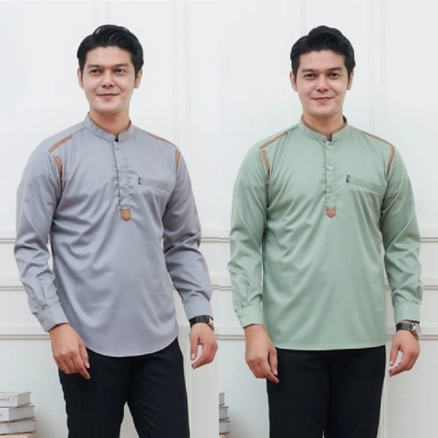 Kois Batik - Baju koko pria dewasa simpel keren terbaru modern motif zavin