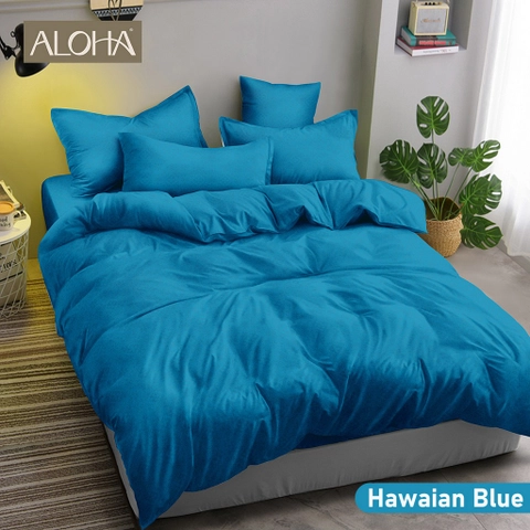 Dylan 19 [TA] - Bedcover Set Aloha Polos 180x200 - Hawaian Blue