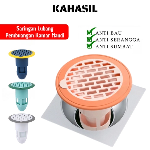 KAHASIL - Saringan Penyaring Penutup Saluran Lubang Pembuangan Air Kamar Mandi Wastafel Anti Mampet