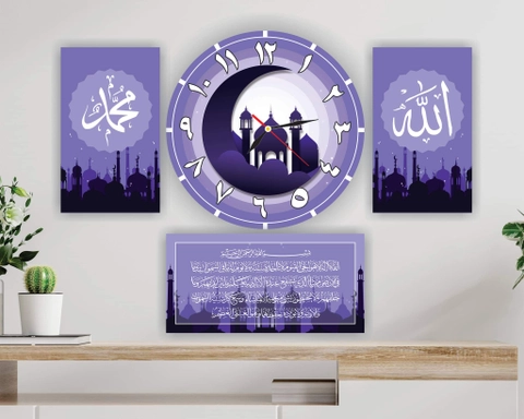 [PO] Vieraart - Jam Kaligrafi Masjid Ungu 1 Set