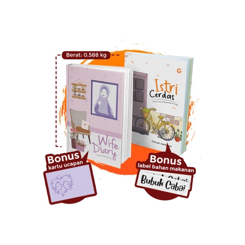 Gema Insani - 1 Set Buku Istri Cerdas & Wife Diary