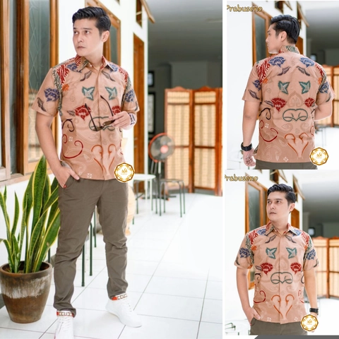 Rambe Batik Indonesia - Batik Tulis Prabuseno Berlapis Trikot Premium