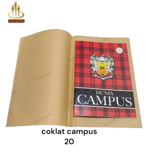 TWINS STATIONERY - SAMPUL KERTAS(CAMPUS/BOXY)DAN (SIDU/KWARTO)1PACK ISI 20