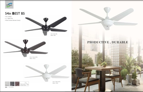 UTAMAMEGA - Kipas Angin Plafon MT EDMA 54IN BEST B5 Remote Control