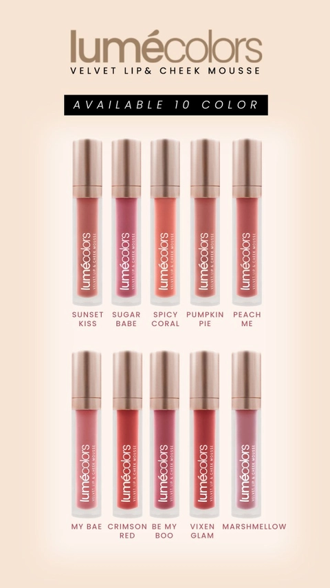 Lumecolors - Lip And Cheek Mousse 3in1