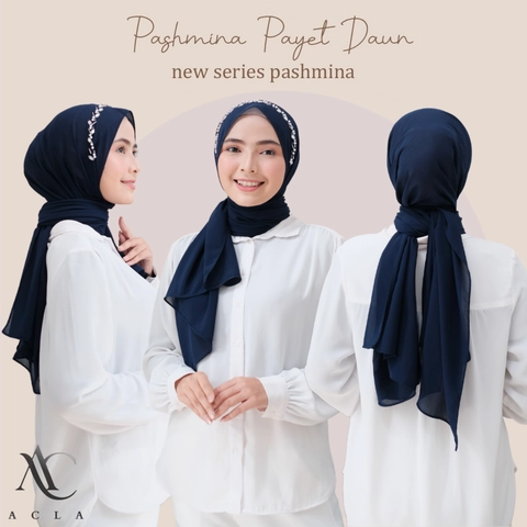 Acla Daily - Pashmina Ceruty Babydoll Pearly Daun