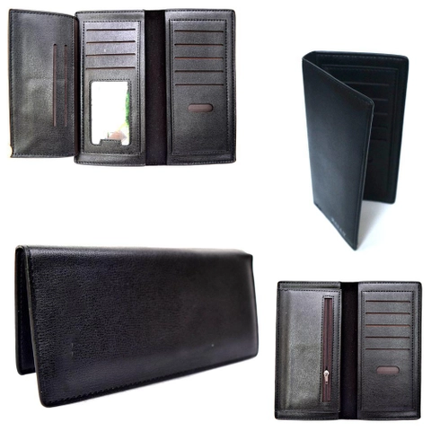 Lanc Fashion - Dompet Unisex Kulit Kartu Unisex Long Fold Style