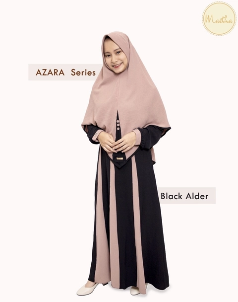 Gamis Wanita Dewasa Azara Set Syari