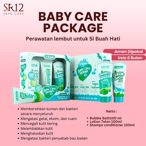 SR12 SRKiddos Perawatan Bayi Shampoo & Conditioner Bidara Bubble Bath Bidara Dan Lotion Bidara