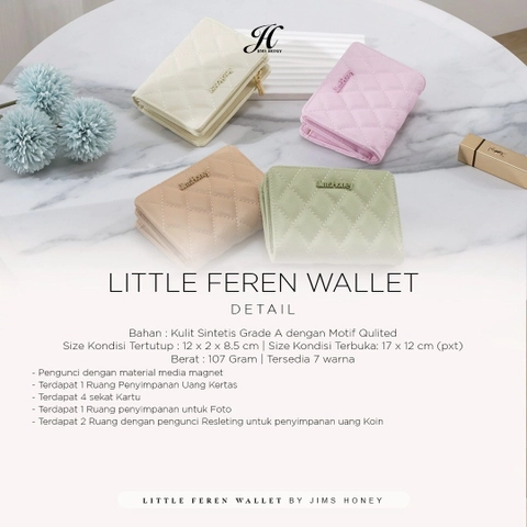 JIMSHONEY SUKABUMI - LITTLE FEREN - Dompet Pendek Kecil - dompet Tangan simple