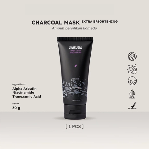 Luckymen - Charcoal Mask Extra Brightening