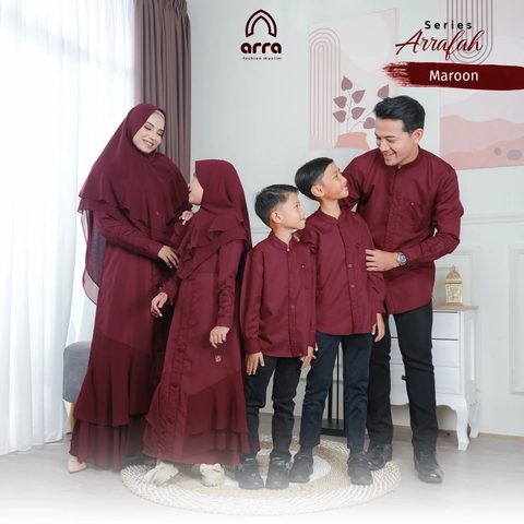 Arra - Baju Sarimbit Ar Rafah Maroon
