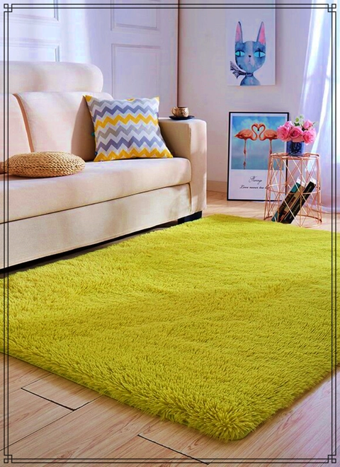 Berkah Saluyu - Karpet bulu rasfur ukuran 200x120x4cm isi busa Royal foam Anti slip
